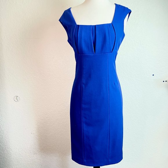 Calvin Klein Dresses & Skirts - Calvin Klein ~ Blue Sheath Dress ~ Size 4
